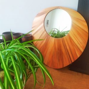 Miroir Palm Leaf – Abricot